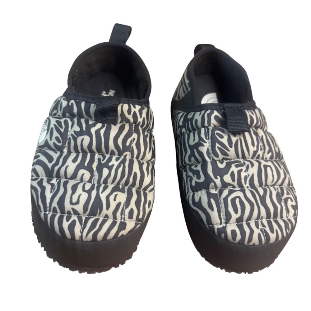 THE NORTH FACE Kids Thermoball Traction Mule II Youth Sz 13 Shoes Slipper Black